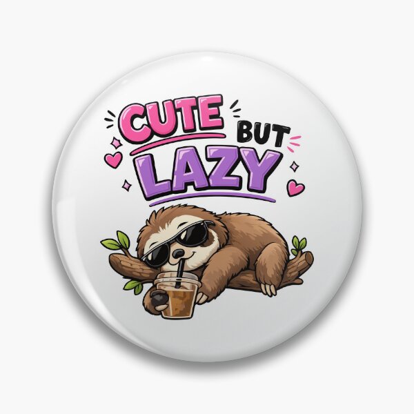 Item preview, Cute but lazy sloth with iced coffee designed and sold by HandicraftArt.