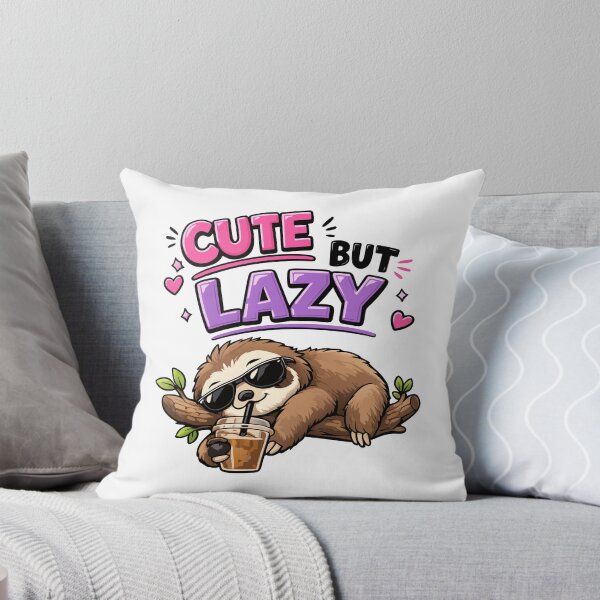 Item preview, Cute but lazy sloth with iced coffee designed and sold by HandicraftArt.