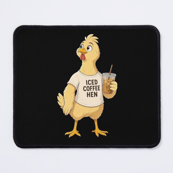 Item preview, Iced Coffee Hen designed and sold by TheEndDesign.