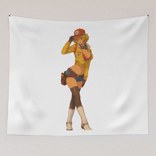 Item preview, Pin-Up Mechanic Girl | Retro Garage Beauty | Classic Western Animation Style designed and sold by  Hollow Moon Studios..