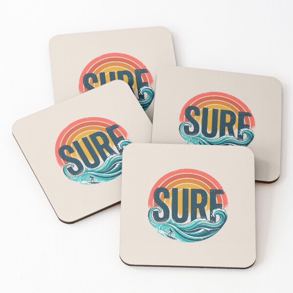 Item preview, Retro Surf - Wave Surfer Ocean Beach designed and sold by dudelinart.