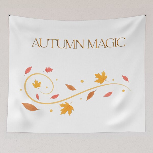 Item preview, Autumn Magic – Elegant Golden Fall Leaves designed and sold by VariusDesigns.