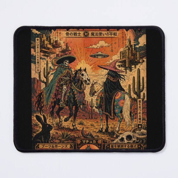Item preview, El Viaje Mental – Vintage Surreal Cowboy Poster T-Shirt designed and sold by zumerdiego.