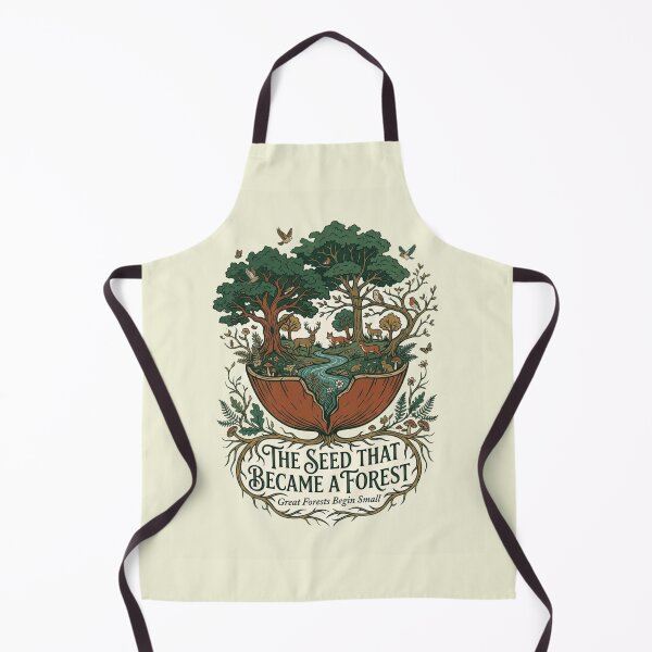 Item preview, The Seed That Became a Forest | Premium Nature Artwork designed and sold by Amr Darwish Graphic designer.