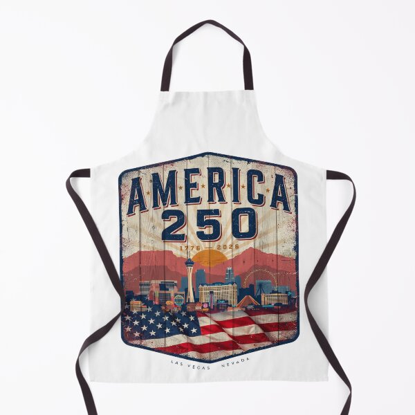 Item preview, America 250 Las Vegas T-Shirt | Nevada Skyline Patriotic 1776-2026 Tee v1 designed and sold by DarylWelsh2024.