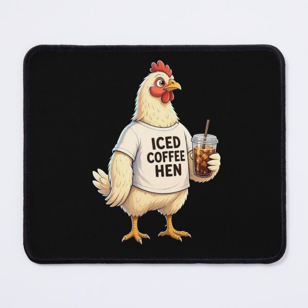 Item preview, Iced Coffee Hen designed and sold by TheEndDesign.