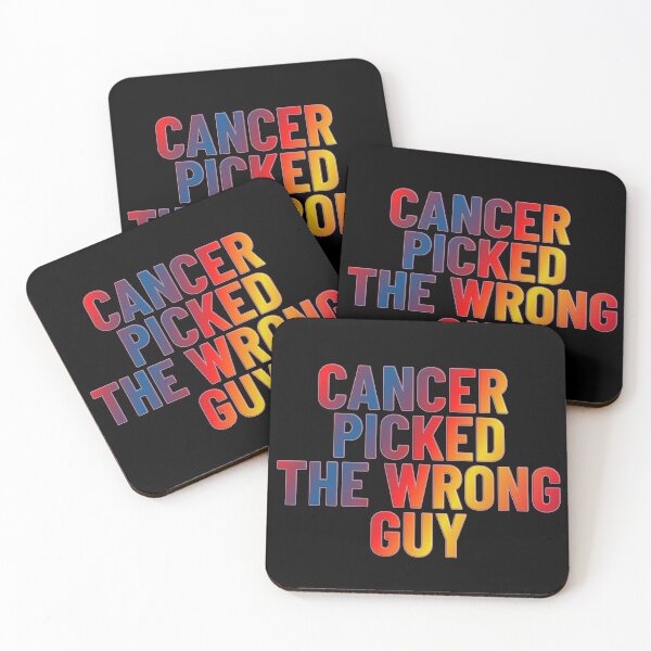 Item preview, Cancer Picked The Wrong Guy designed and sold by ZooStateofMind.