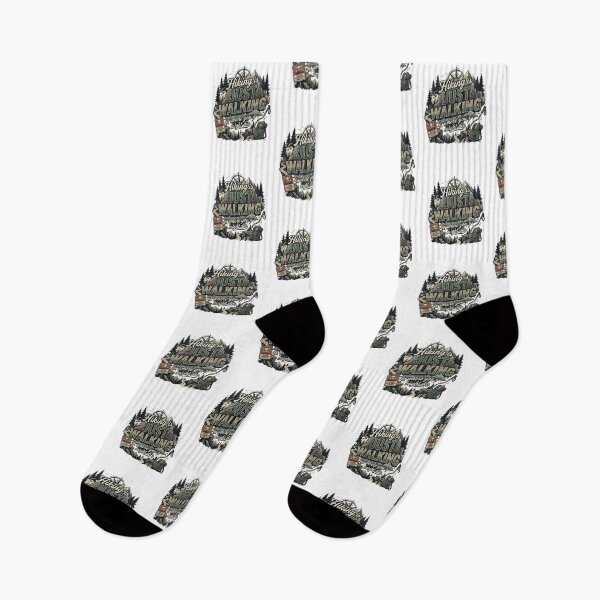 Item preview, Hiking Is Just Walking Where You Might Die designed and sold by Gbriel3.