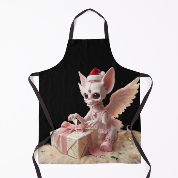 Item preview, Cute Skeleton Angel Christmas Present Unwrapping designed and sold by LujziWorld.