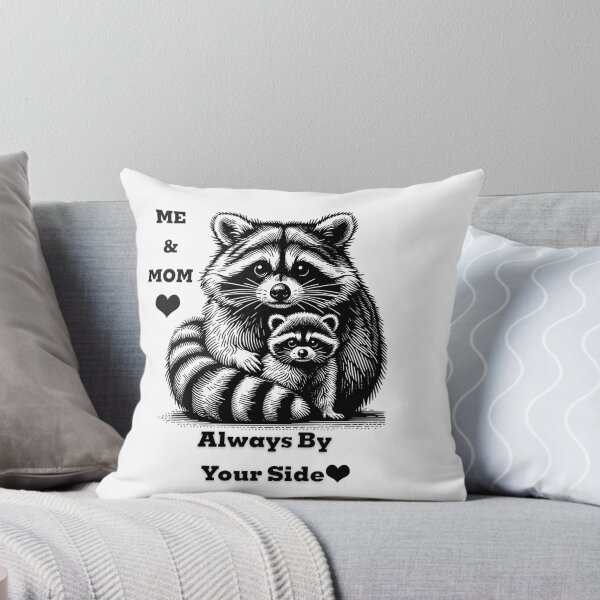 Item preview, Cute Raccoon Family - Always By Your Side designed and sold by     Fatma Creates.