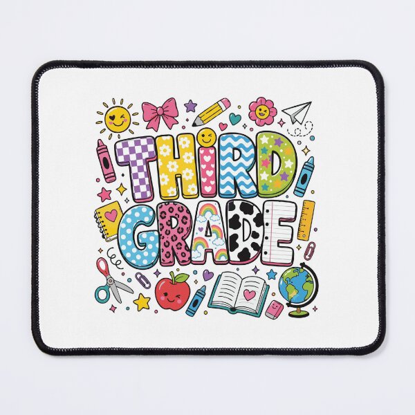 Item preview, Third grade, Back to school, teacher shirt designed and sold by BlueDiamond-19.