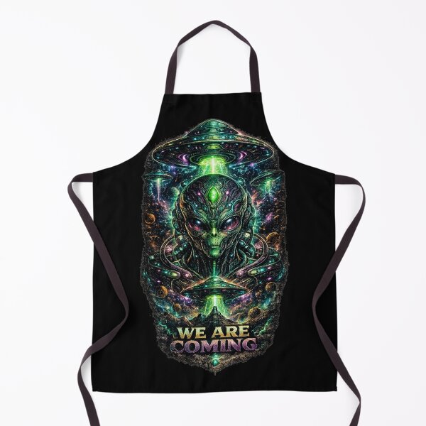 Item preview, Cosmic Alien Guardian | Psychedelic UFO Sci-Fi Graphic T-Shirt designed and sold by EverclearDesign.