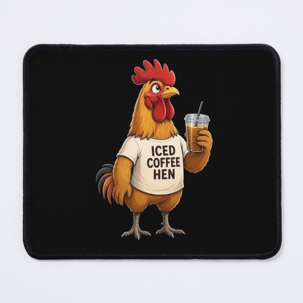 Item preview, Iced Coffee Hen designed and sold by TheEndDesign.