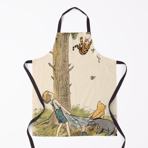Item preview, Winnie the Pooh Vintage Storybook Tigger Tree Scene for Nursery Decor designed and sold by RickE.