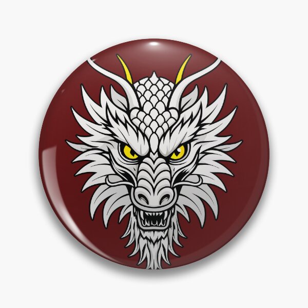 Item preview, White Dragon Shirt – Japanese Dragon Emblem designed and sold by VikArtStudio.