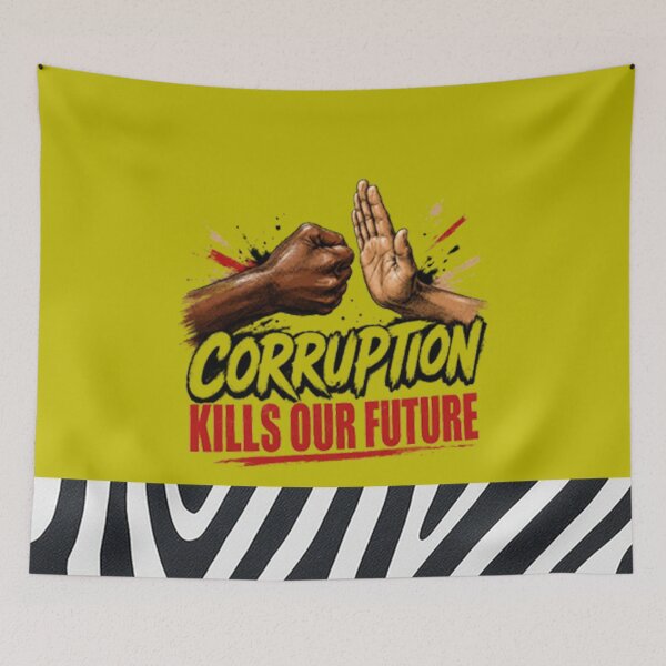 Item preview, Stand Against Corruption | Save Our Future Graphic designed and sold by annenambiro.