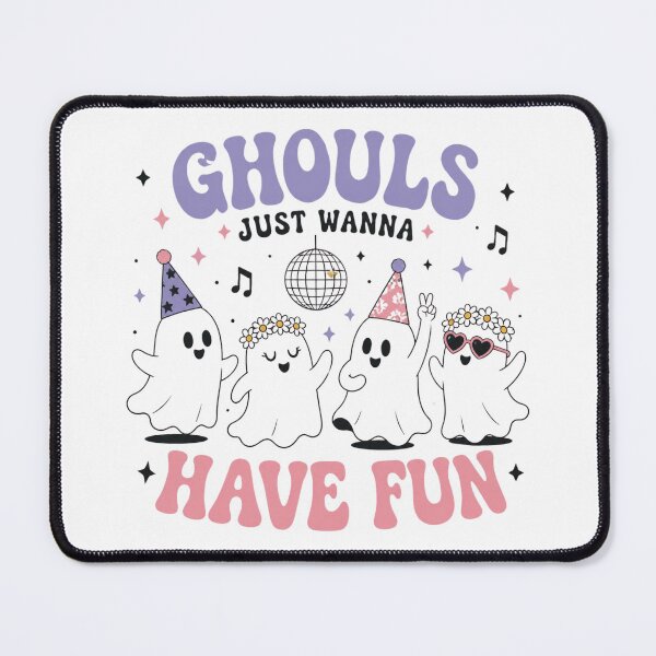 Item preview, Ghouls Just Wanna Have Fun - Retro Cute Halloween Ghosts designed and sold by Cerys-GS.