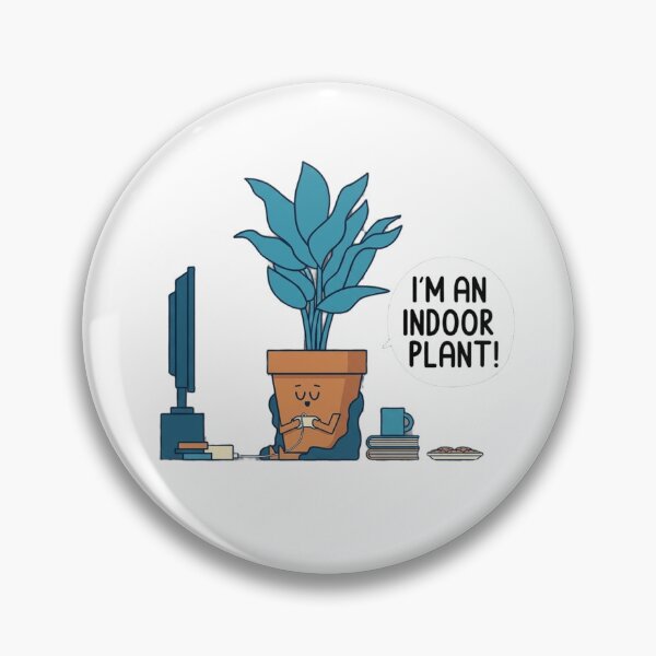 Item preview, I'm An Indoor Plant Gamer Plant Puns Funny Quote Illustration designed and sold by JossDesign15.