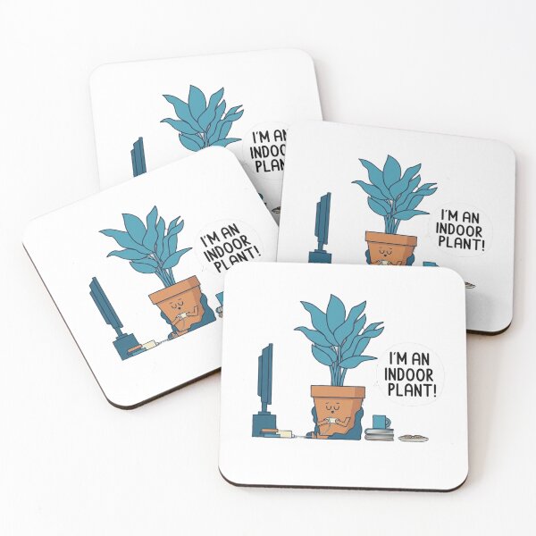 Item preview, I'm An Indoor Plant Gamer Plant Puns Funny Quote Illustration designed and sold by JossDesign15.