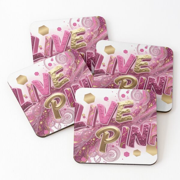 Item preview, Statement LIVE PINK designed and sold by dazzlemakers.