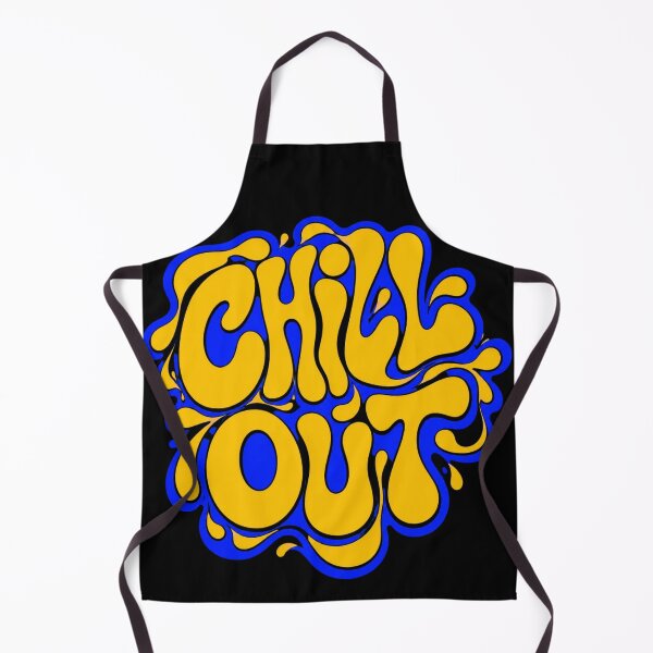Item preview, Chill Out Groovy Retro Y2K Typography designed and sold by W&RParadise.
