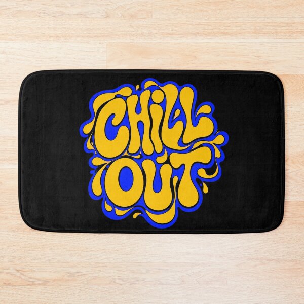 Item preview, Chill Out Groovy Retro Y2K Typography designed and sold by W&RParadise.