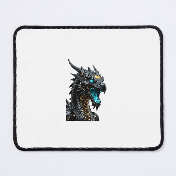 Item preview, The Vantablack Dragon - Cosmic Wealth & Dark Luxury Art designed and sold by Chrome cinematic.