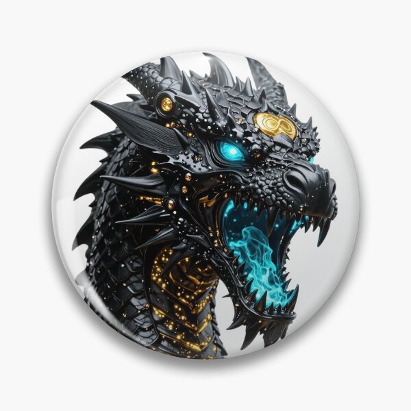 Item preview, The Vantablack Dragon - Cosmic Wealth & Dark Luxury Art designed and sold by Chrome cinematic.