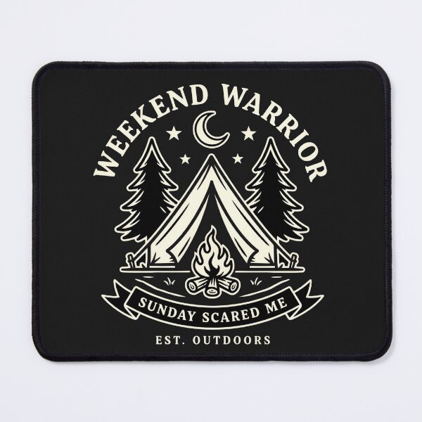Item preview, CAMPING WEEKEND WARRIOR designed and sold by kalbostyle.