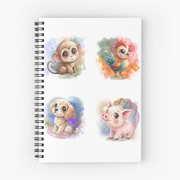 Item preview, Cute Chinese Zodiac Animals Part 3 Sticker Sheet designed and sold by Angellacelin.