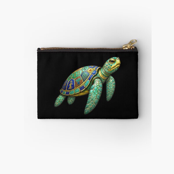 Item preview, Sea Turtle Swimming | Ancient Egypt Sea Turtle Illustration designed and sold by Zaru Art Studio.