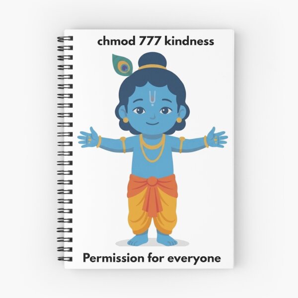 Item preview, chmod 777 kindness | Linux Developer Sticker | Terminal Tech Humor designed and sold by BhaktiByte.