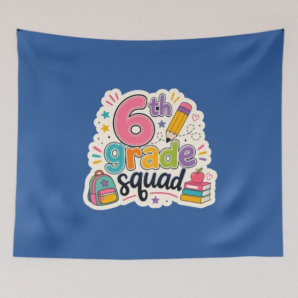Item preview, 6th Grade Squad  designed and sold by DemureArtsy.