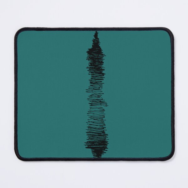 Item preview, Minimalist Black Scribble Soundwave Art designed and sold by BetweenForms.