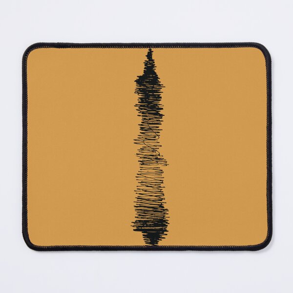 Item preview, Minimalist Black Scribble Soundwave Art designed and sold by BetweenForms.