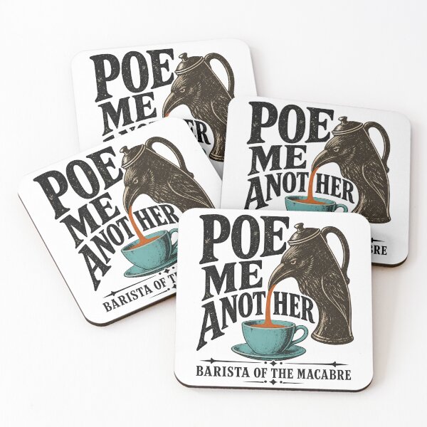 Item preview, Edgar Allan Poe Halloween – Poe Me Another designed and sold by Fenay Designs.