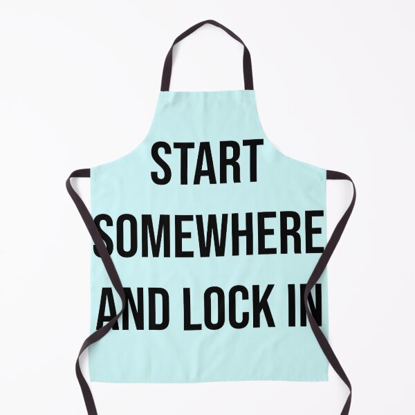Item preview, Start Somewhere and Lock In Motivational Quote T-Shirt | Discipline Mindset Typography Design designed and sold by Creations by lyne.