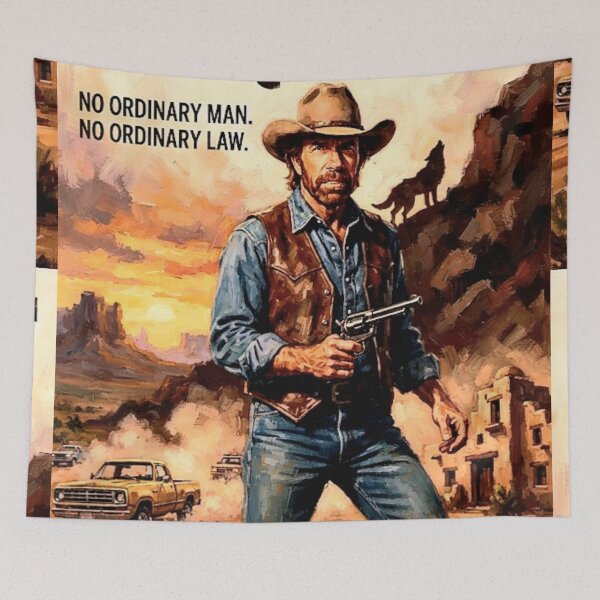 Item preview, Lone Wolf McQuade Action Western Fine Art Tribute designed and sold by Art's Diner.