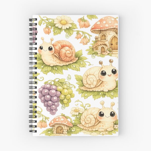 Item preview, Cute Snails, Mushroom Houses and Grape Garden designed and sold by kyrasolis.