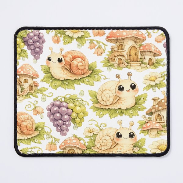 Item preview, Cute Snails, Mushroom Houses and Grape Garden designed and sold by kyrasolis.