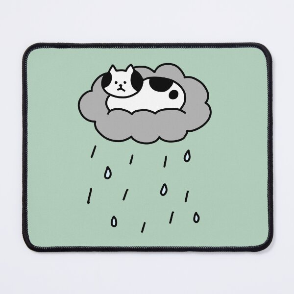 Item preview, a Cat on rain cloud designed and sold by superbaechoo.