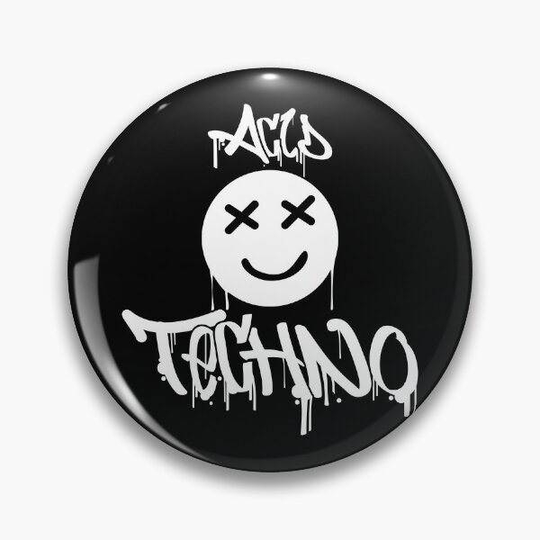 Item preview, Acid Techno Smiley designed and sold by Autonetix.