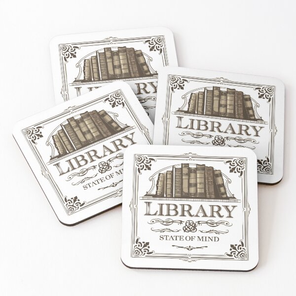 Item preview, Library State of Mind | Book Lover Reading T-Shirt | Cozy Reader Gift designed and sold by rsuniquestyle.