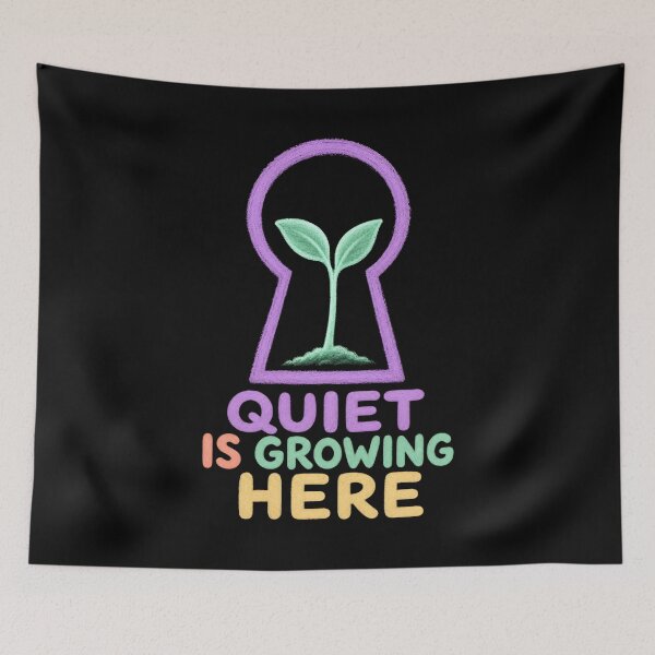 Item preview, The Secret Garden – Quiet Is Growing Here designed and sold by Fenay Designs.