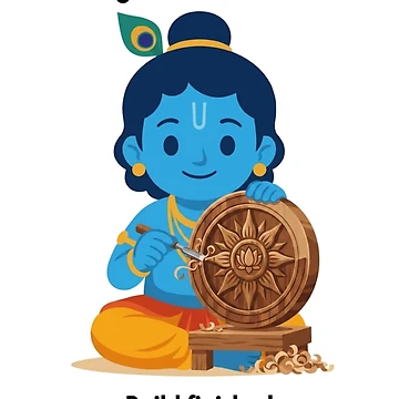 Artwork thumbnail, cargo build character | Rust Developer Sticker | Programming Humor by BhaktiByte