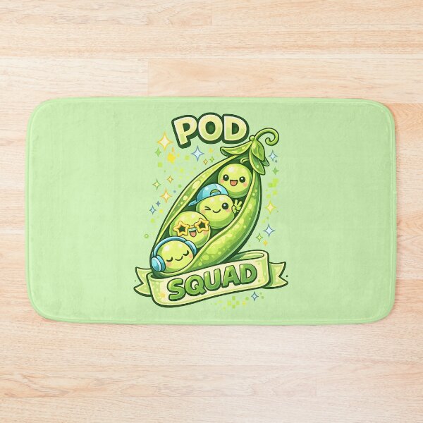 Item preview, Pod Squad - Cute Kawaii Pea Friends designed and sold by Human Error Goods.
