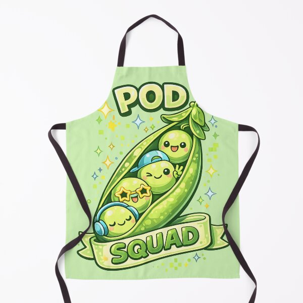 Item preview, Pod Squad - Cute Kawaii Pea Friends designed and sold by Human Error Goods.