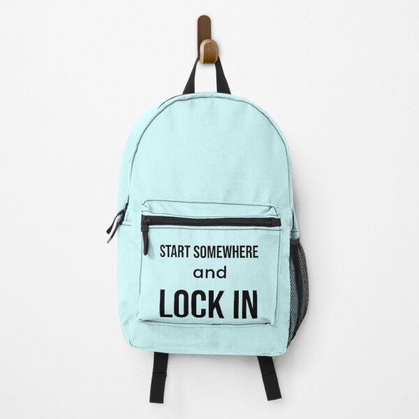 Item preview,  Start Somewhere and Lock In Motivational Quote T-Shirt | Discipline Mindset Typography Design 1 designed and sold by Creations by lyne.