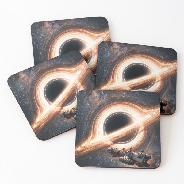 Item preview, Spacecraft Navigating a Supermassive Black Hole designed and sold by ArtworkNorth.
