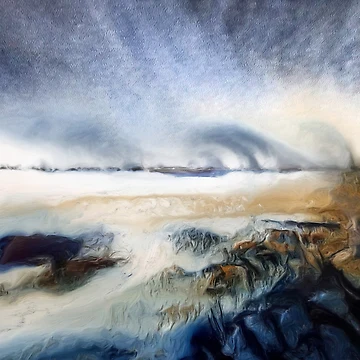 Artwork thumbnail, Blue Rocks by Richie Dean